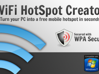 Phần mềm phát Wifi từ Laptop Free WiFi Hotspot Creator