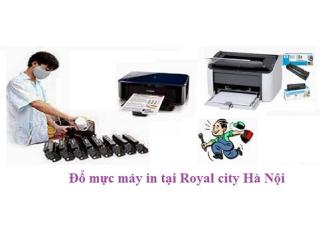 Đổ mực máy in tại KĐT Royal city Hà Nội