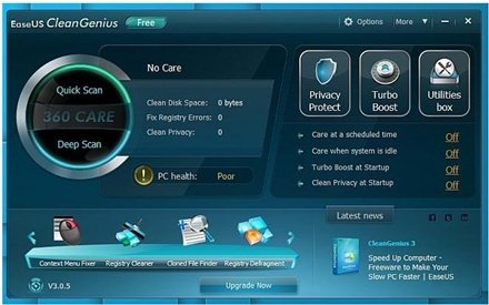 EaseUS CleanGenius: Phần mềm dọn dẹp, bảo trì máy tính tiện dụng